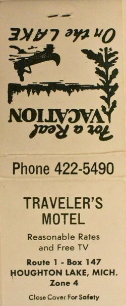 Travelers Motel - Matchbook (newer photo)